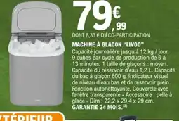 E.Leclerc LIVOO Machine à glacon offre