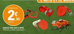 E.Leclerc Sangles pour auto & moto offre