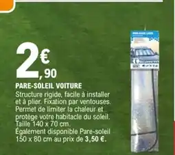 E.Leclerc Pare-soleil voiture offre
