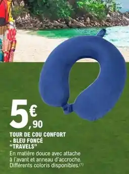 E.Leclerc Tour de cou confort - bleu foncé offre