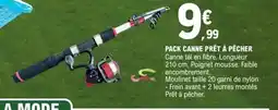 E.Leclerc Pack canne prêt à pécher offre