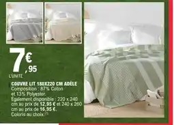 E.Leclerc Couvre lit adèle offre