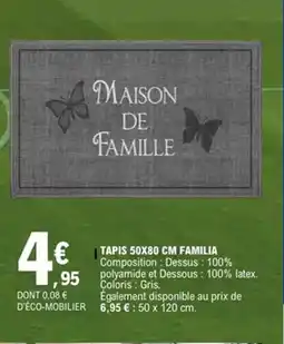 E.Leclerc Tapis familia offre