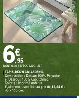E.Leclerc Tapis ardénia offre