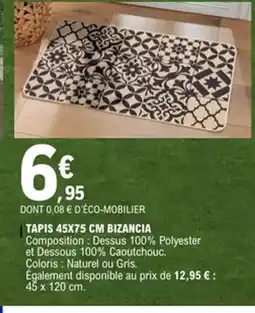 E.Leclerc Tapis bizancia offre