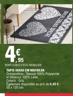 E.Leclerc Tapis mathilda offre