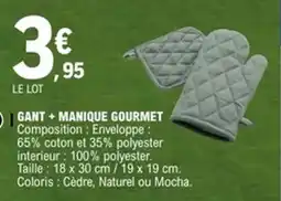 E.Leclerc Gant + manique gourmet offre