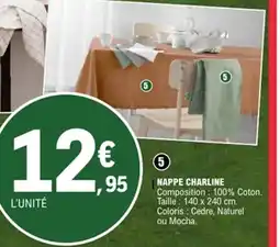 E.Leclerc Nappe charline offre