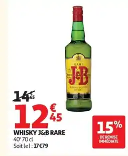 Auchan J&B RARE Whisky offre
