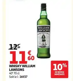 Auchan WILLIAM LAWSON'S Whisky offre