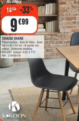 La Foir'Fouille CHAISE DIANE offre