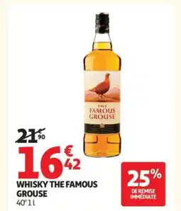 Auchan THE FAMOUS GROUSE Whisky offre