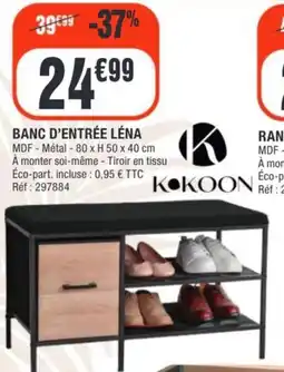 La Foir'Fouille BANC D'ENTRÉE LÉNA offre