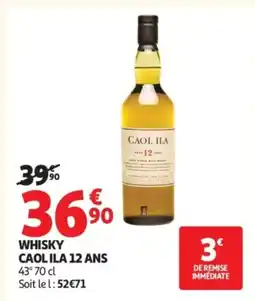 Auchan CAOL ILA 12 ANS Whisky offre
