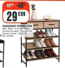 La Foir'Fouille RANGEMENT ENTRÉE LÉNA offre