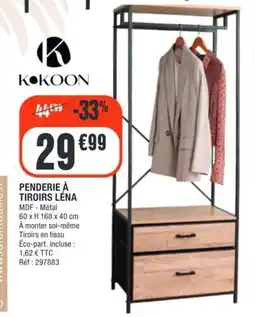 La Foir'Fouille PENDERIE À TIROIRS LÉNA offre