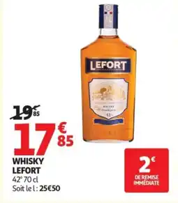 Auchan LEFORT Whisky offre