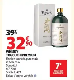 Auchan TOGOUCHI PREMIUM Whisky offre