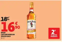 Auchan CAPTAIN MORGAN SPICED GOLD Rhum offre