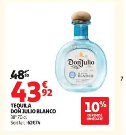 Auchan DON JULIO Tequila blanco offre
