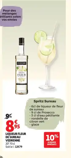 Auchan FLEUR DE SUREAU VEDRENNE 20° Liqueur offre