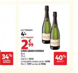 Auchan GRAN LIVENZA Cava offre