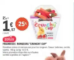 E.Leclerc Jardi FRIANDISES RONGEURS CRUNCHY CUP offre