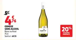 Auchan OSMOSE sans alcool offre