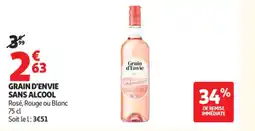 Auchan GRAIN D'ENVIE Sans alcool offre