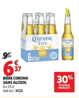 Auchan CORONA Bière sans alcool offre