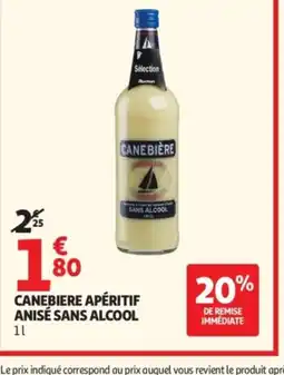 Auchan CANEBIERE Apéritif anisé sans alcool offre