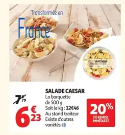 Auchan Salade caesar offre