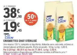 E.Leclerc Jardi CROQUETTES CHAT STÉRILISÉ offre