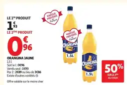 Auchan ORANGINA Jaune offre