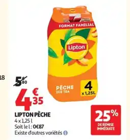 Auchan LIPTON Pêche offre