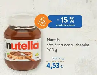 Colruyt Nutella offre