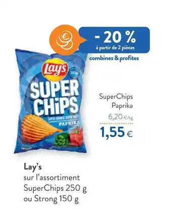 Colruyt Super Chips Paprika offre