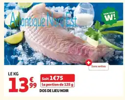 Auchan Dos de lieu noir offre