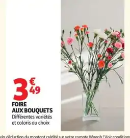 Auchan Foire aux bouquets offre