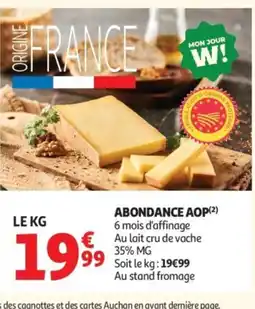 Auchan Abondance aop offre
