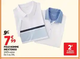 Auchan INEXTENSO Polo homme offre