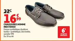 Auchan INEXTENSO Chaussures homme offre