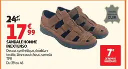 Auchan INEXTENSO Sandale homme offre