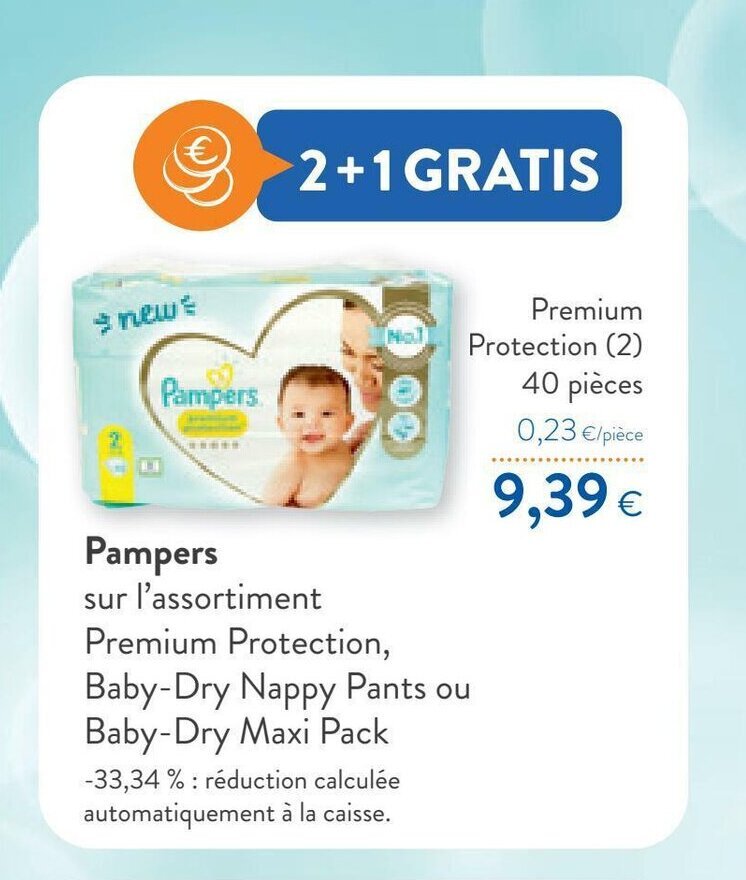 Colruyt Pampers offre