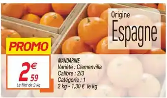 Netto Mandarine offre