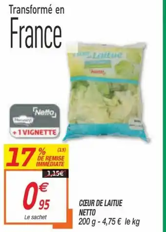 Netto Cœur de Laitue offre