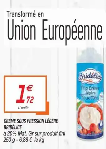 Netto Crème Sous Pression Légère offre