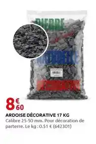 Rural Master Ardoise décorative 17 kg offre