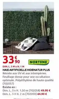 Rural Master Dim - haie artificielle hidenatur plus offre