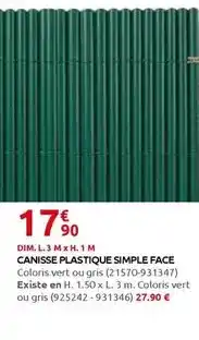 Rural Master Dim - canisse plastique simple face offre
